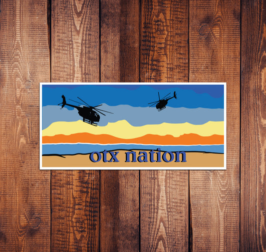 OTX Nation Beach Sticker