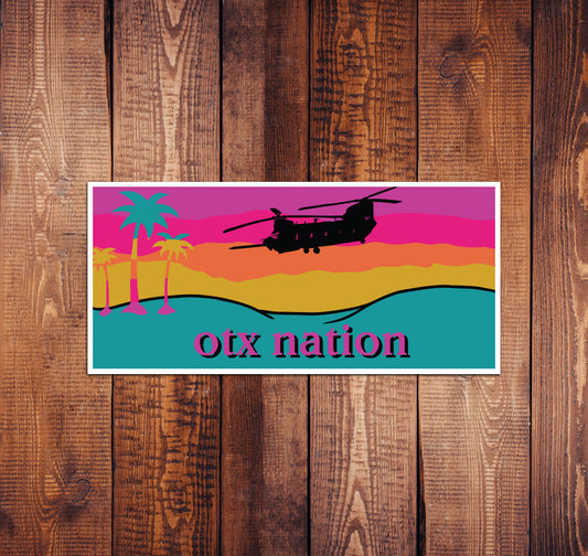 OTX Nation Vice Sticker