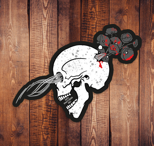 SSI Beautiful Mist Sniper Skull Sticker